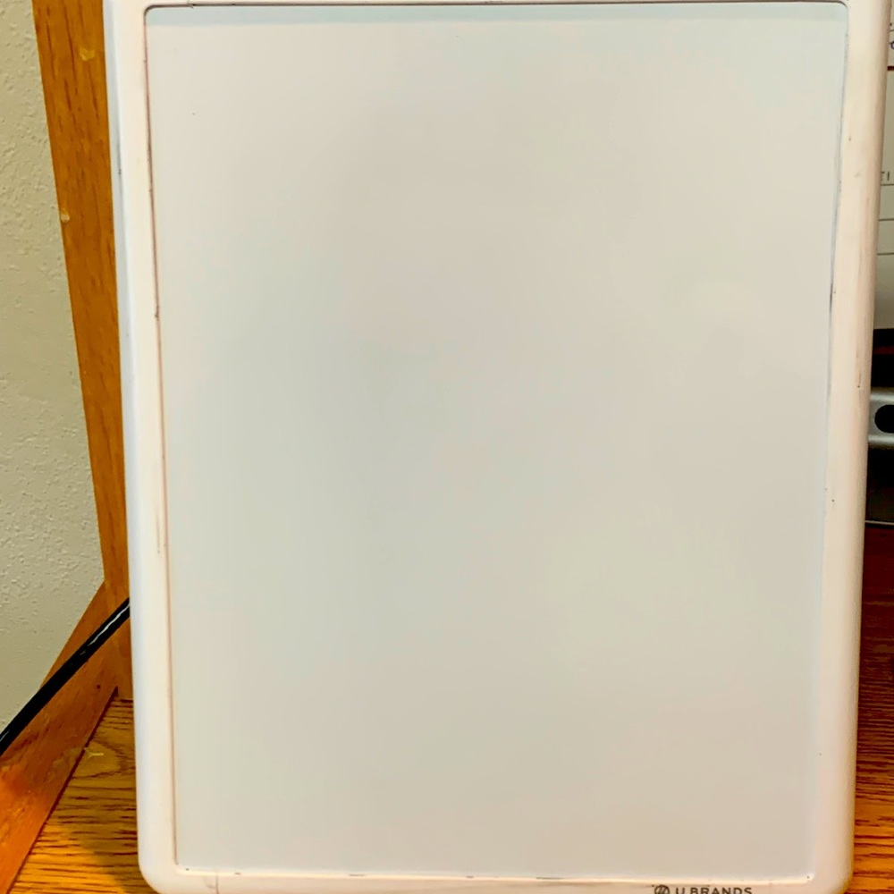 Dry erase marker white board, gently used.